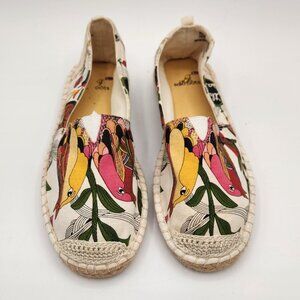 .White Peace Rhapsody Slip-On Espadrilles from Sakroots by The Sak